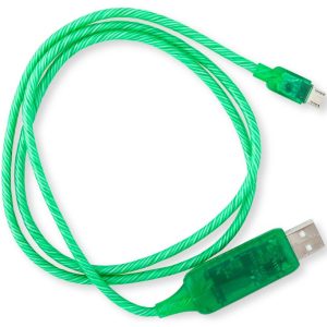 Visible Flowing Micro USB Charging Cable