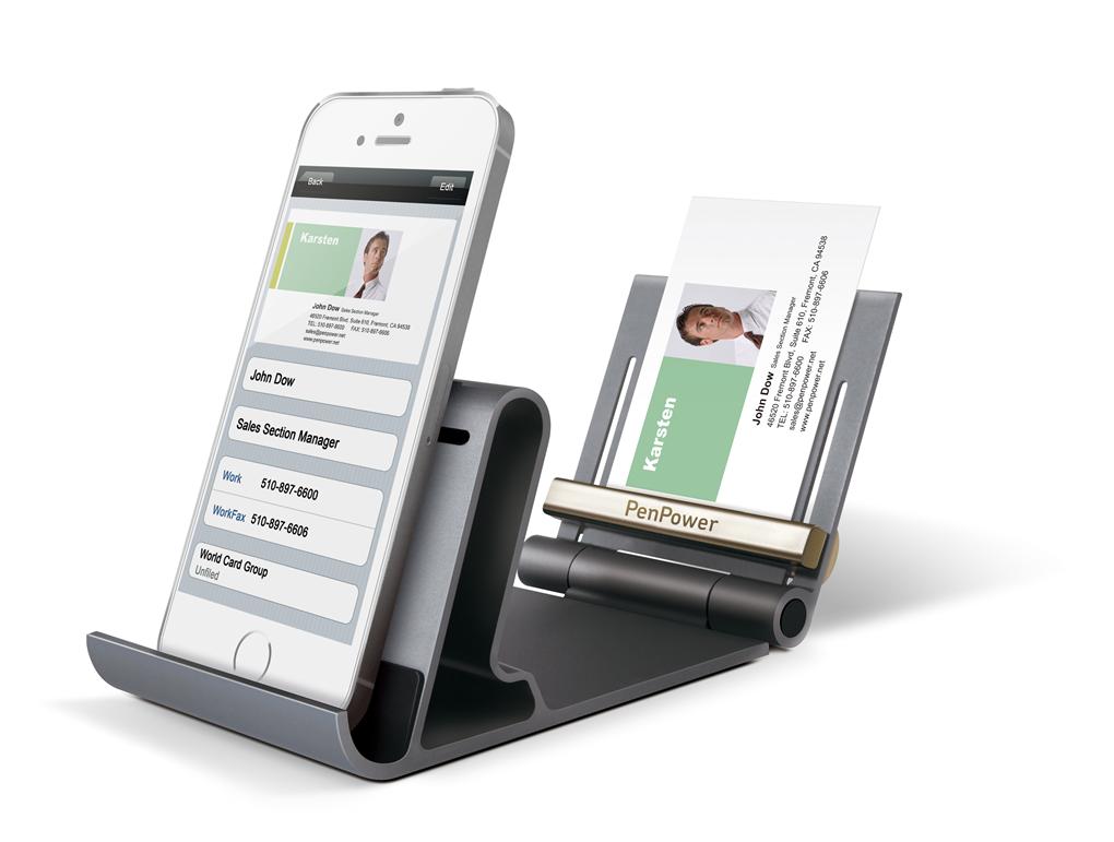 Smartphone Stand with Card Management